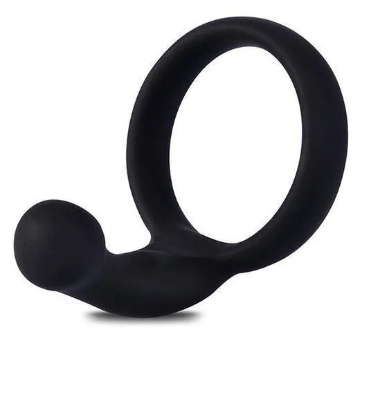 4734M Silicone Cock Ring with Clit Stimulator MEGA Deal Moonwell Male Sex Toys
