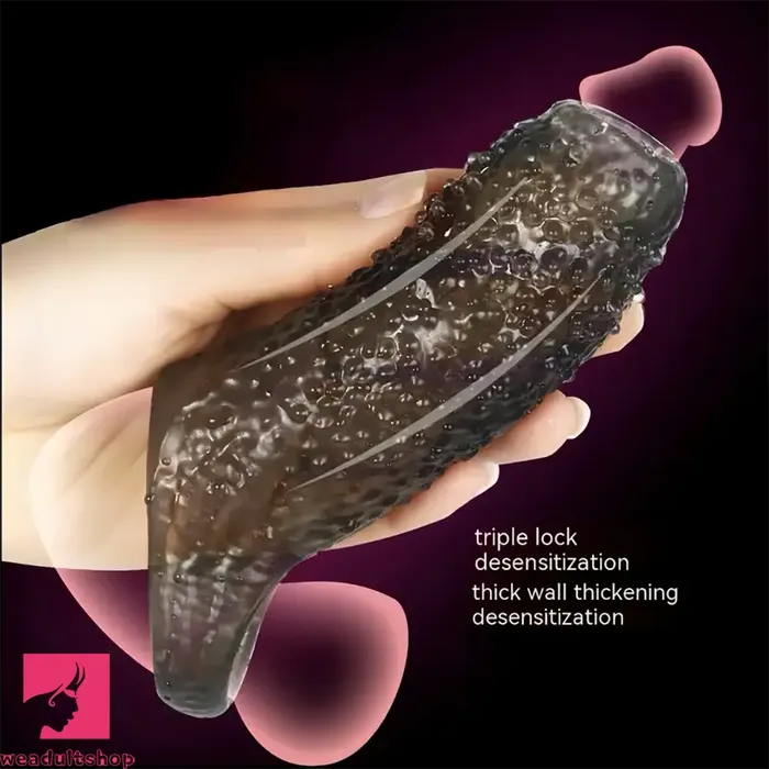 531in Clear Soft Spiked Cock Sleeve Dildo For Enlargement Thicken Weadultshop Dildos
