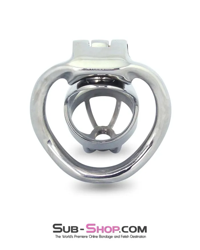 6882M Alcatraz Steel Total Cock Cage Tease and Denial Chastity Device Moonwell Male Sex Toys