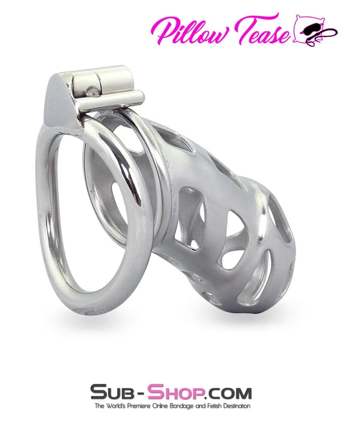 Aria Male Sex Toys 1692AR Edging Torture Chastity Steel Male Chastity Cage