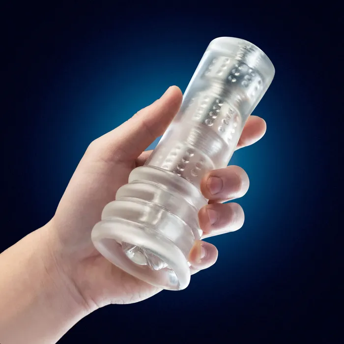 Blush Male Sex Toys Rize Luz Glow in the Dark Self Lubricating Stroker Clear Blush Male Sex Toys Rize Luz Glow in the Dark Self Lubricating Stroker Clear