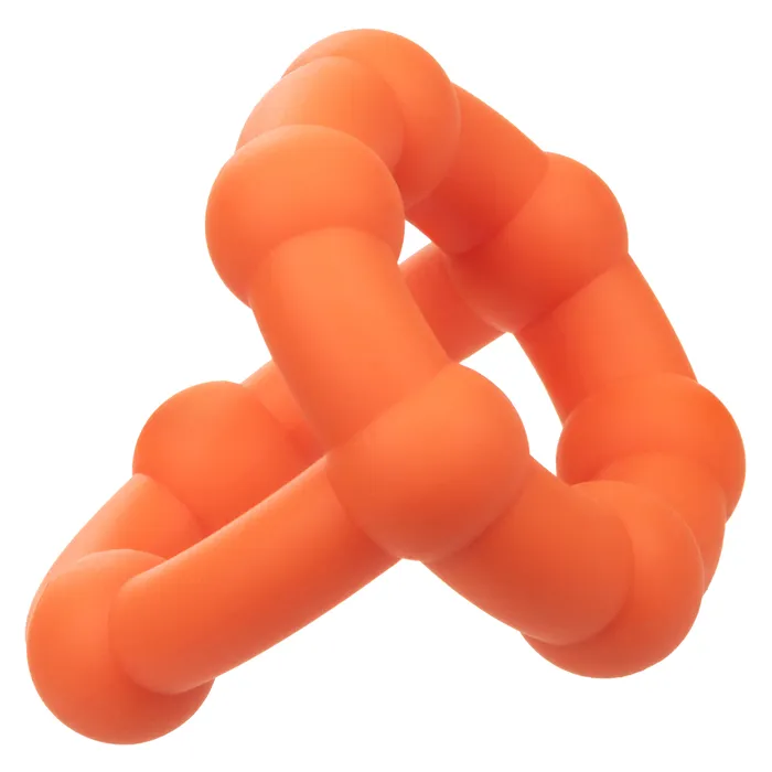 CalExotics Alpha Liquid Silicone All Star Ring Orange Male Sex Toys CalExotics Alpha Liquid Silicone All Star Ring Orange Male Sex Toys