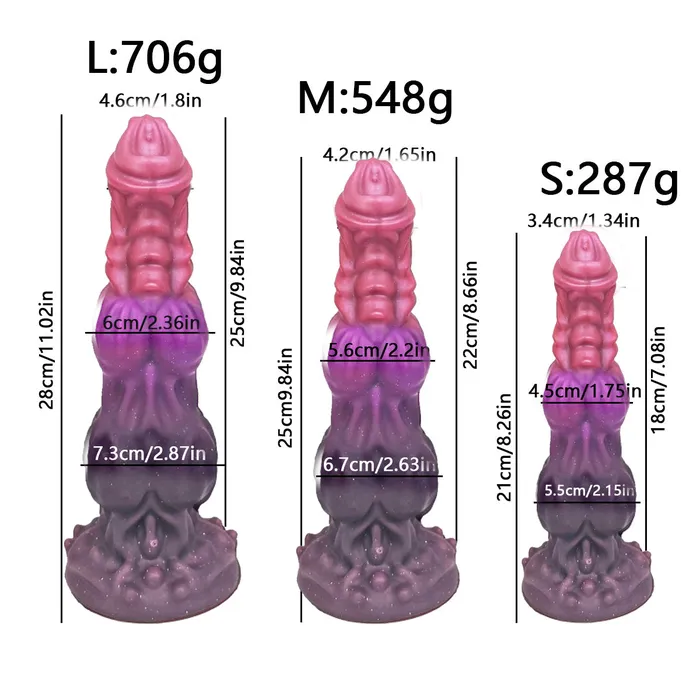  Dildos Alien Knotted Anal Dildo