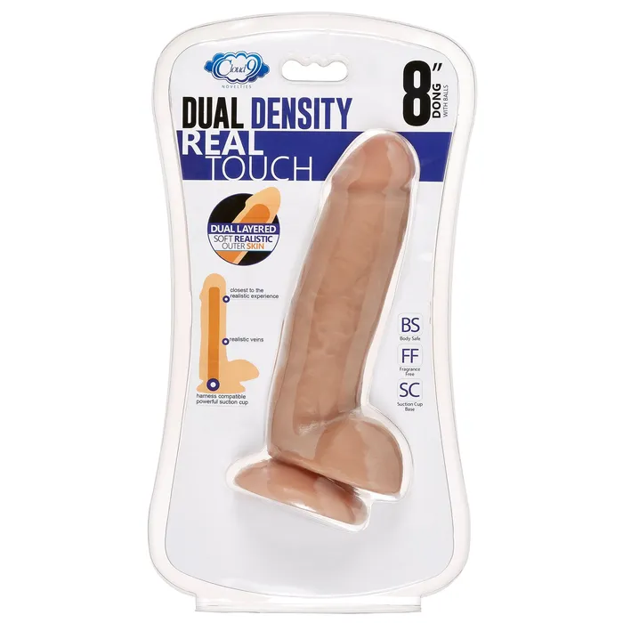 Dildos Cloud 9 Novelties 8 Dual Density Real Touch Thick With Realistic Painted Veins and Balls Tan Dildos Cloud 9 Novelties 8 Dual Density Real Touch Thick With Realistic Painted Veins and Balls Tan