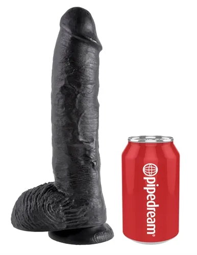 Dildos Pipedream King Cock 10Inch Realistic Dildo with Suction Cup for HandsFree Fun