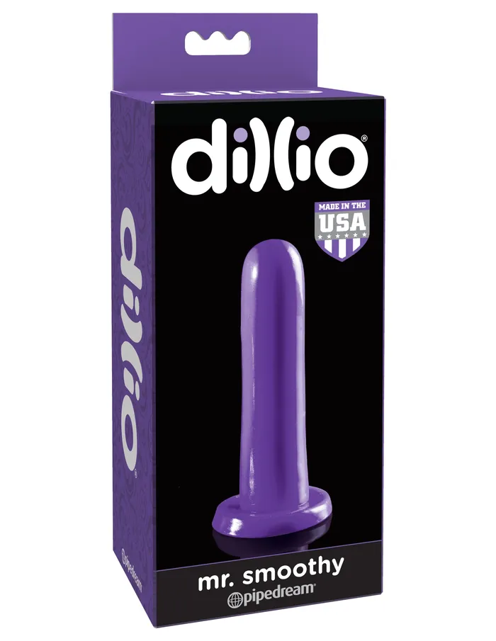 Dildos Pipedream Purple Mr Smoothy Suction Cup Dildo for Fun Adventures