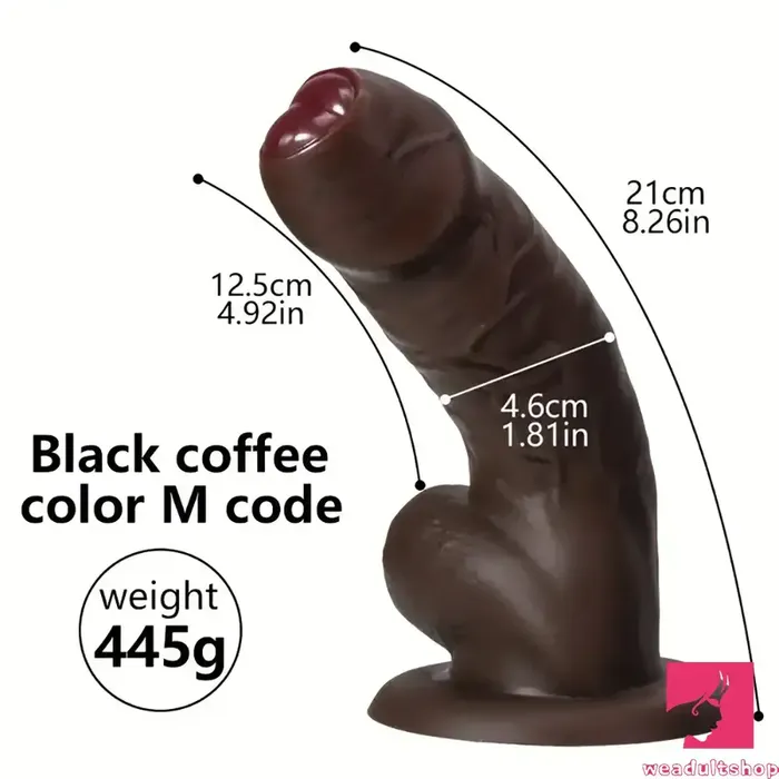 Dildos Weadultshop 629in 826in 1043in XML Ebony Silicone Soft Real Coffee Dildo For Love
