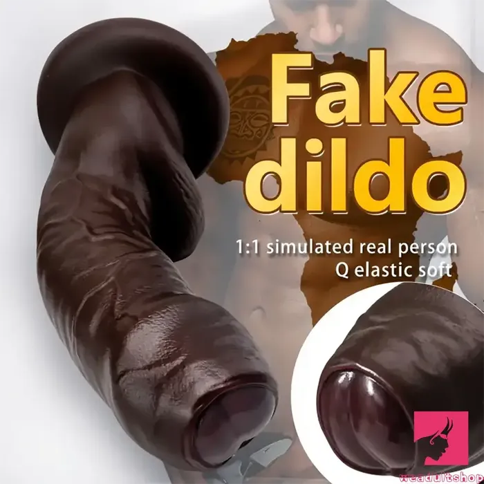 Dildos Weadultshop 629in 826in 1043in XML Ebony Silicone Soft Real Coffee Dildo For Love