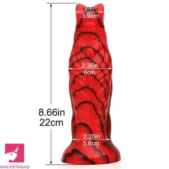 Dildos Weadultshop 866in Monster Cat Ears Silicone Animal Big Soft Cock Fantasy Dildo