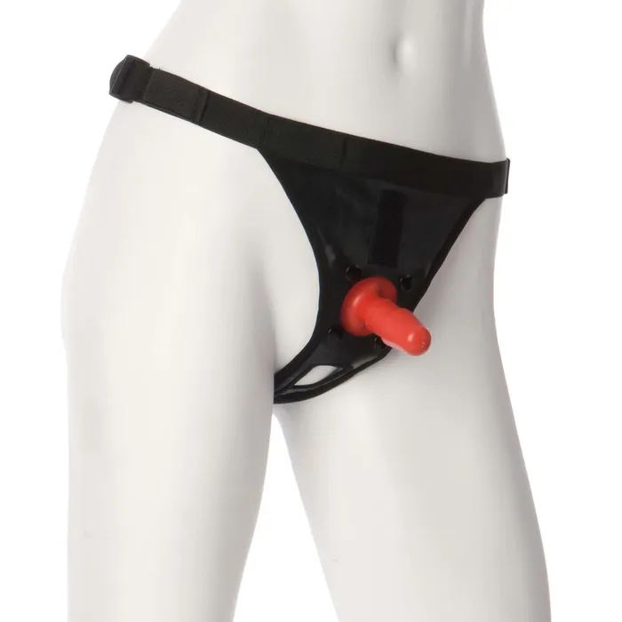 Doc Johnson Adventure Harness with Plug Adjustable Fun for All Sizes Doc Johnson Male Sex Toys