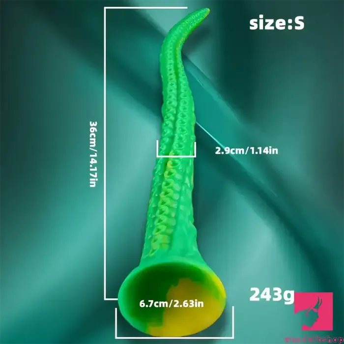 Female Sex Toys 1417in 177in 2204in Alienophallos Octopus Silicone Flexible Big Long Dildo Weadultshop