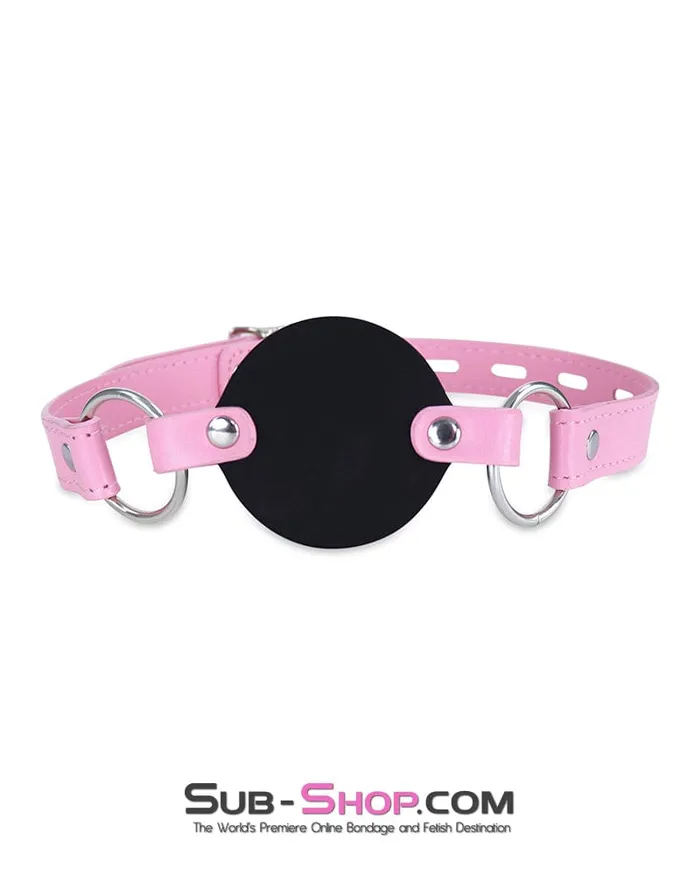 Idea Male Sex Toys 0401DLSIS Blow Job Trainer Locking Sissy Professional Dominatrix Princess Pink Silicone Penis Gag
