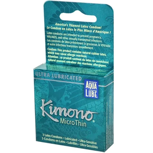 Invisible Kimono Condoms with Aqua Lube for Smooth Adventures Kimono Condoms Male Sex Toys