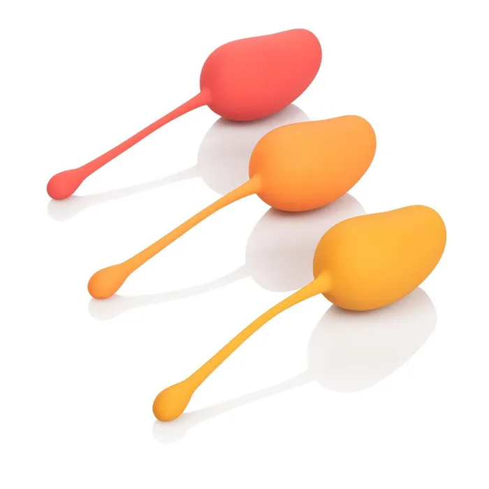 Kegel Training Set Mango CalExotics Female Sex Toys Kegel Training Set Mango CalExotics Female Sex Toys