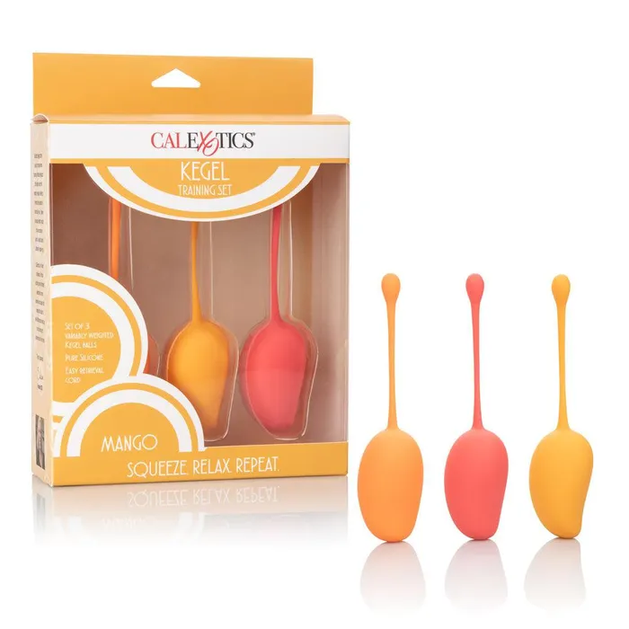 Kegel Training Set Mango CalExotics Female Sex Toys Kegel Training Set Mango CalExotics Female Sex Toys