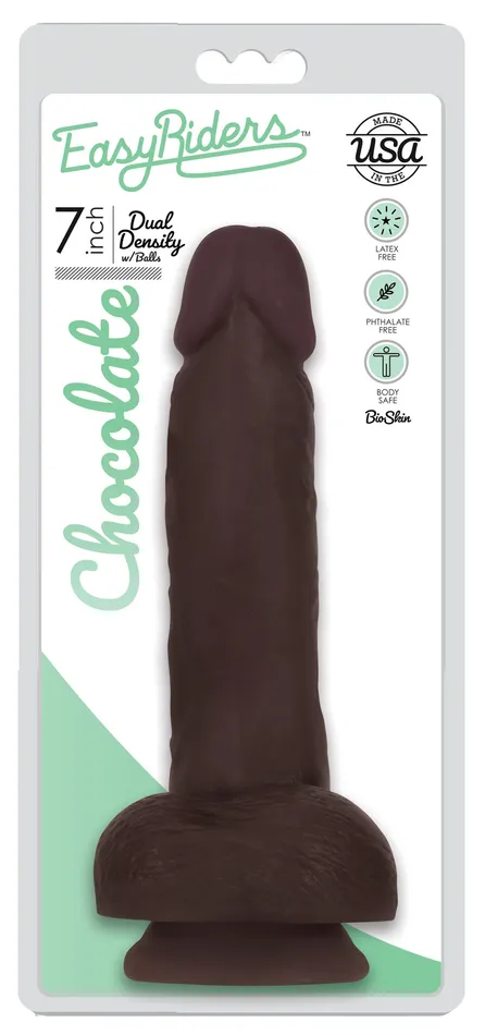 Magic Stick 7Inch Slim Dong with Suction and Harness Use Curve Toys Dildos