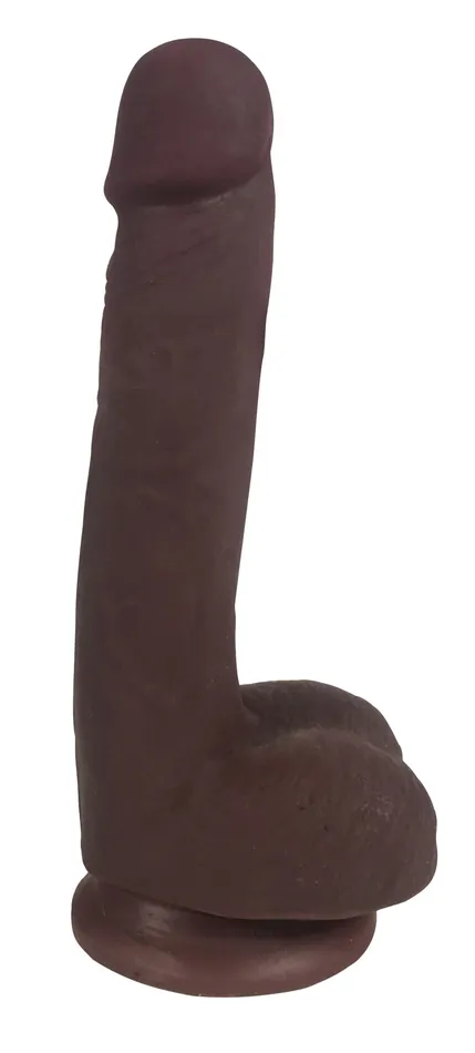 Magic Stick 7Inch Slim Dong with Suction and Harness Use Curve Toys Dildos