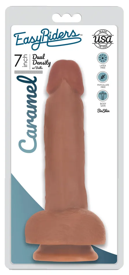 Magic Stick 7Inch Slim Dong with Suction and Harness Use Curve Toys Dildos