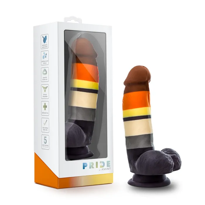 Male Sex Toys Blush Novelties Avant P9 Bear Fun Thick Toy with Strong Suction Cup Base