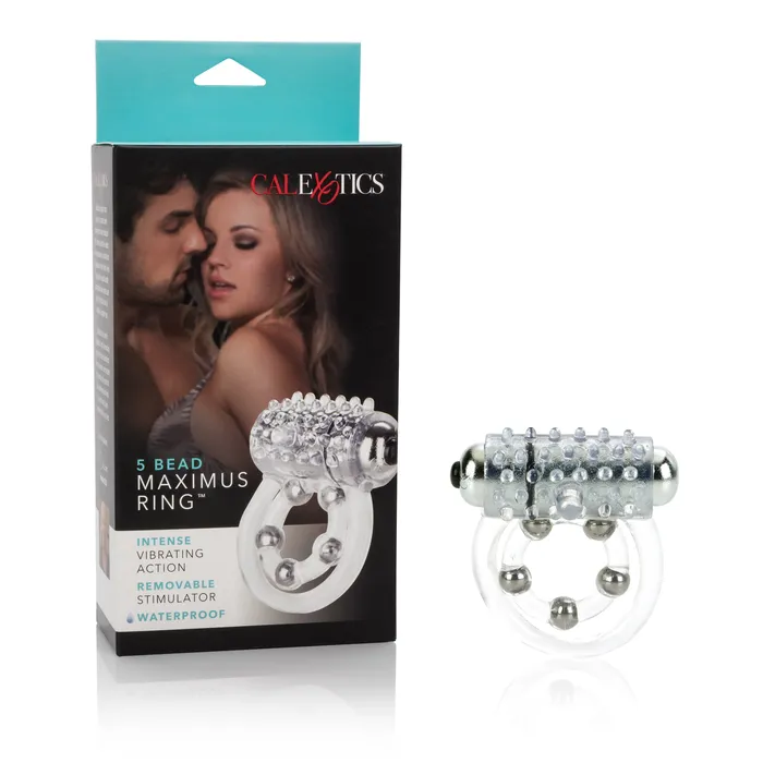 Male Sex Toys Calexotics Maximus Vibrating Ring Set with Stroker Beads and Clitoral Stimulator Male Sex Toys Calexotics Maximus Vibrating Ring Set with Stroker Beads and Clitoral Stimulator