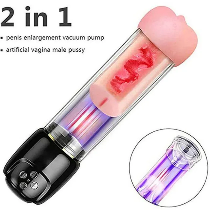 Male Sex Toys Electric Penis Enlargement Vacuum Pump For Penis Practice Weadultshop