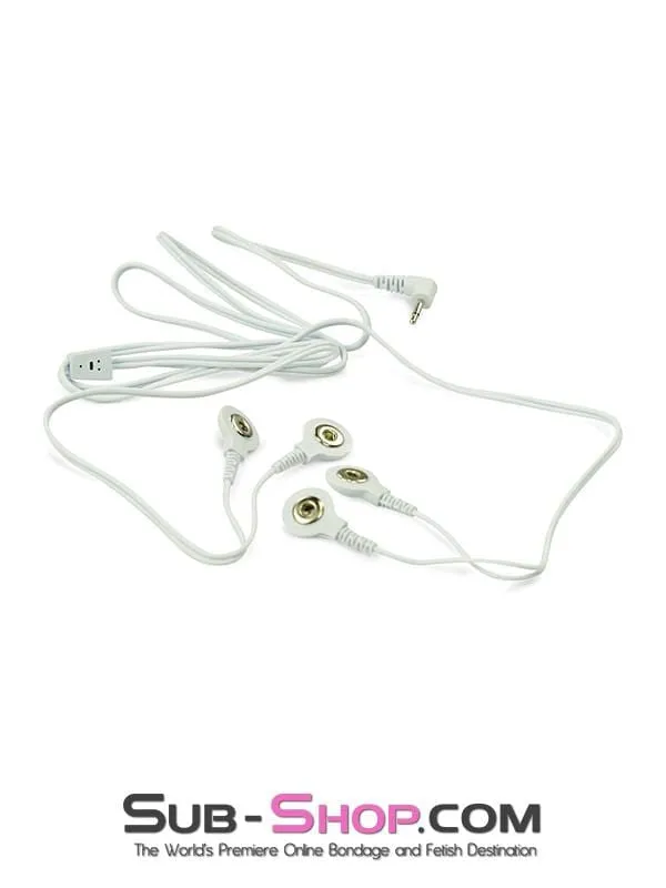 Male Sex Toys Moonwell 2305M Electro Sex Power Box Wires 4 Snap Style Connectors MEGA Deal