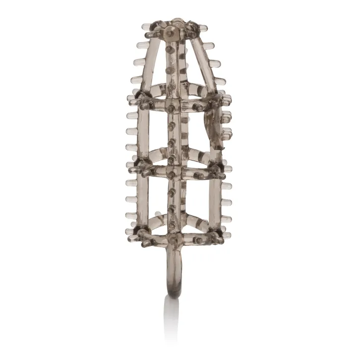 Male Sex Toys Stretchy Textured Cock Cage for Fun and Exciting Adventures Calexotics