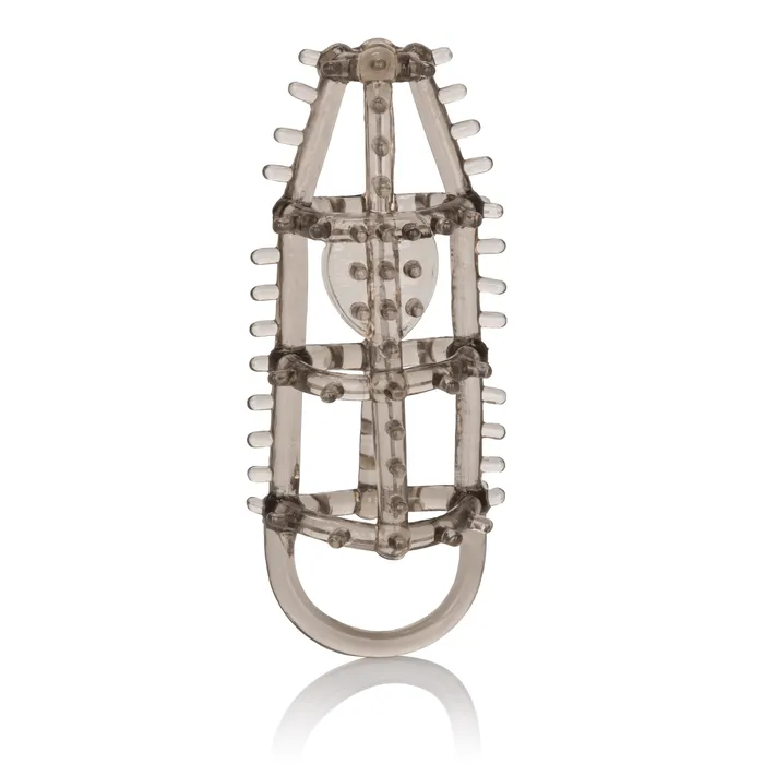 Male Sex Toys Stretchy Textured Cock Cage for Fun and Exciting Adventures Calexotics