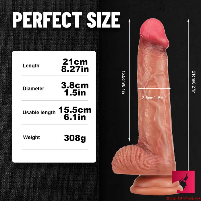 Male Sex Toys Weadultshop 827in Soft Real Dildo Sex Toy For Women Men Masturbator