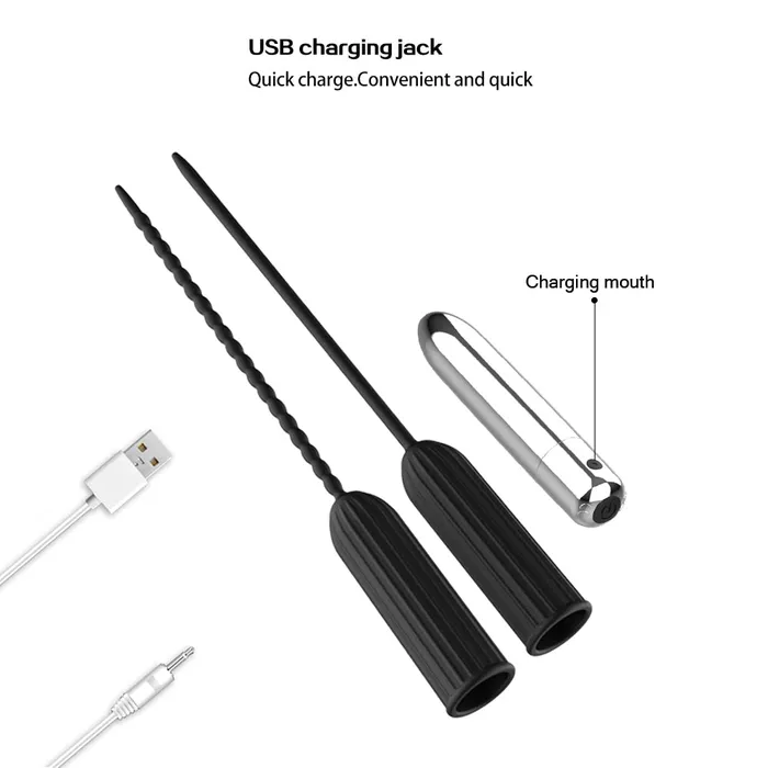 Male Sex Toys Weadultshop Ten Vibrating Modes Silicone Urethral Sounding Penis Plug Vibrator Male Sex Toys Weadultshop Ten Vibrating Modes Silicone Urethral Sounding Penis Plug Vibrator