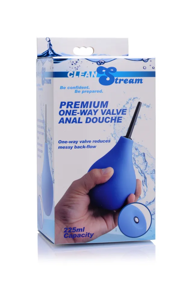 Male Sex Toys Xr Brands Clean Stream Squeaky Clean Travel Enema Douche with OneWay Valve Male Sex Toys Xr Brands Clean Stream Squeaky Clean Travel Enema Douche with OneWay Valve