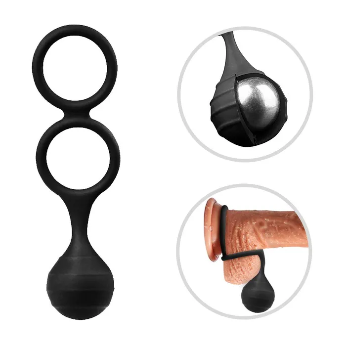 Masturbation Ball Penis Exerciser Gravity Ball Weight Ring weadultshop Male Sex Toys