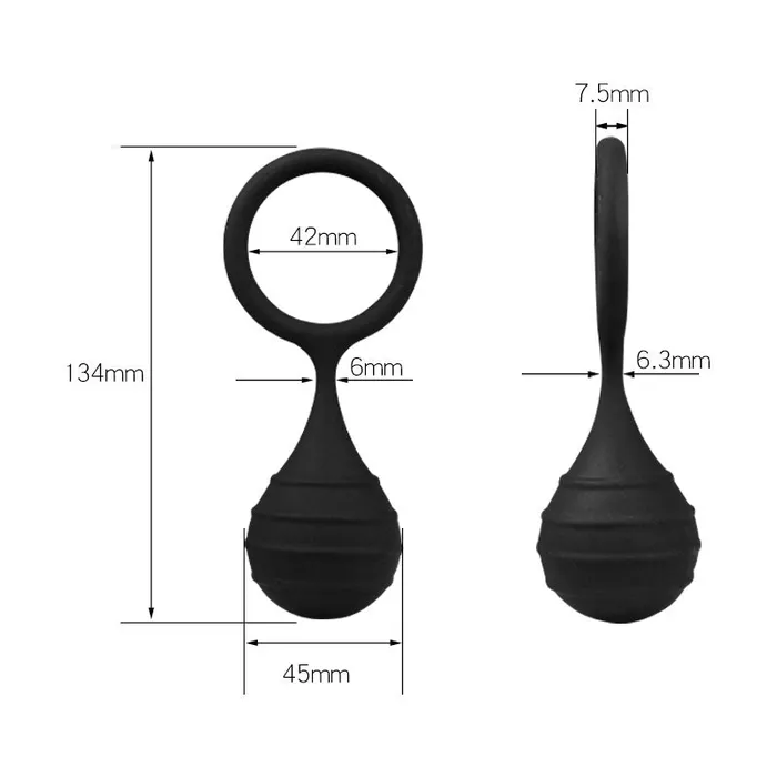 Masturbation Ball Penis Exerciser Gravity Ball Weight Ring weadultshop Male Sex Toys