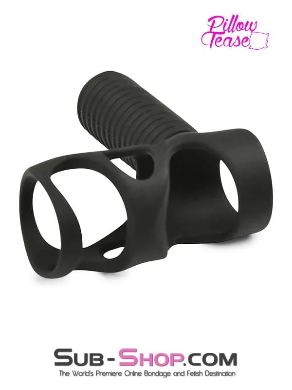 Moonwell Male Sex Toys 1524M Vibrating Girth Enhancing Cock Ring LAST CHANCE Final Closeout