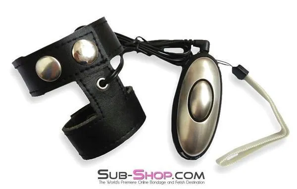 Moonwell Male Sex Toys 6907M ElectroStimulation Cock Cage with Power Base Unit MEGA Deal