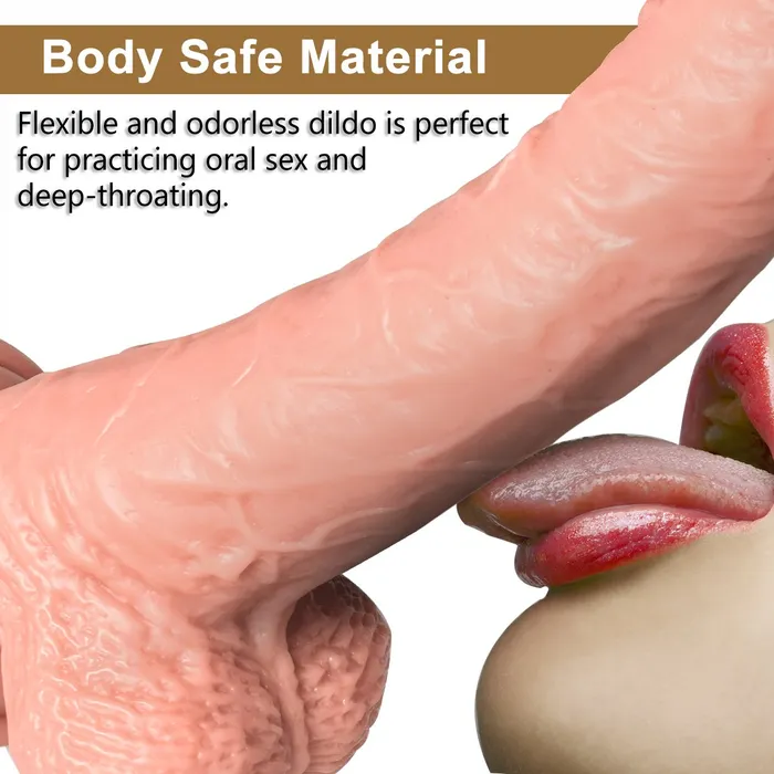 mysite Dildos 9 Inch Huge Popular Suction Cup Soft Realistic Dildo