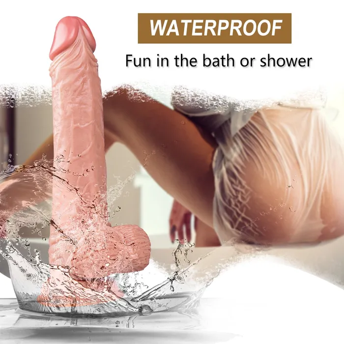 mysite Dildos 9 Inch Huge Popular Suction Cup Soft Realistic Dildo