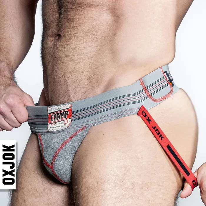 OXJok Male Sex Toys Champ Vintage Sweatshirt Jockstrap Gray Heather Small OXJok Male Sex Toys Champ Vintage Sweatshirt Jockstrap Gray Heather Small